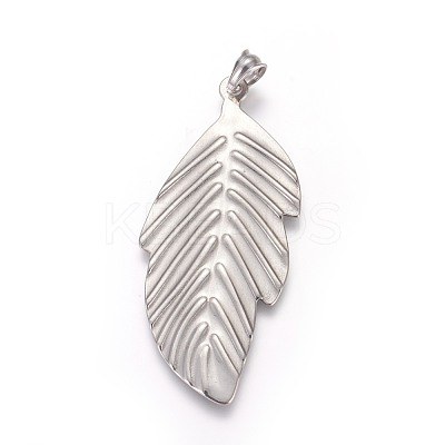 Tarnish Resistant 304 Stainless Steel Big Pendants STAS-E449-06B-P-1