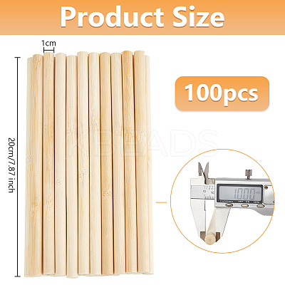 Round Bamboo Sticks WOOD-WH0030-83F-1