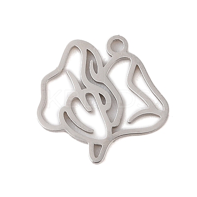 Non-Tarnish 304 Stainless Steel Pendants STAS-S139-06P-08-1