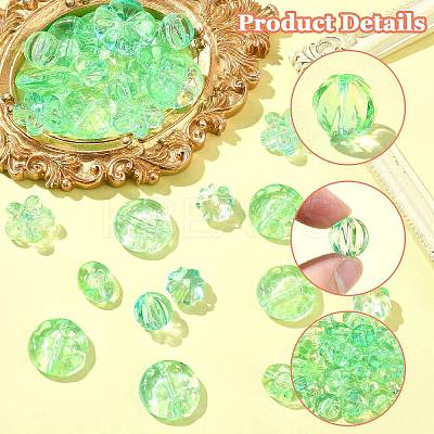 250G Transparent Acrylic Beads OACR-CJ0002-33B-1