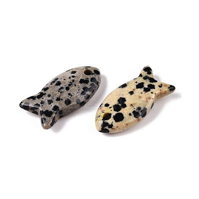 Natural Dalmatian Jasper Pendants G-N342-106J-1