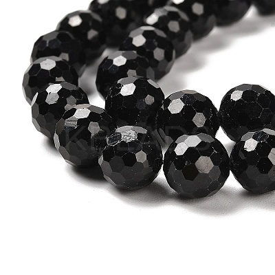 Natural Black Tourmaline Beads Strands G-K345-A04-03-1