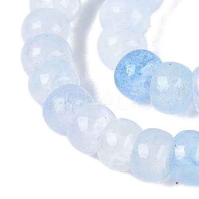 Ombre Effect Dyed Glass Beads Strands X-GLAA-Q106-05A-A15-1