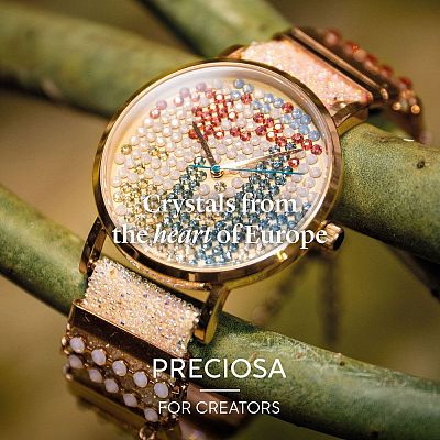 Preciosa® Crystal Hotfix Flatback Stones Y-PRC-HSS8-90070-200-1