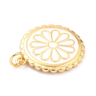 Real 18K Gold Plated Brass Pendants KK-L206-013G-01-1