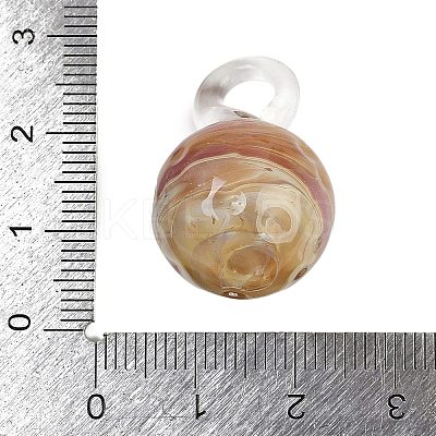 Handmade Lampwork Pendants LAMP-Q005-07D-1