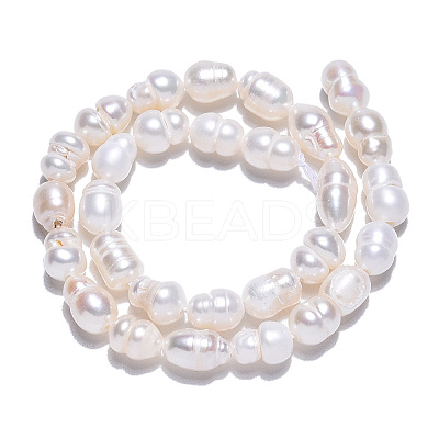 Natural Cultured Freshwater Pearl Beads Strands X-PEAR-N012-04R-1