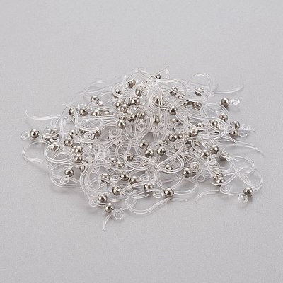 Eco-Friendly Plastic Earring Hooks STAS-K203-03P-1