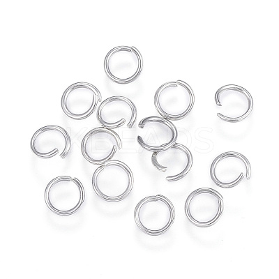Tarnish Resistant 304 Stainless Steel Open Jump Rings A-STAS-F110-05P-1