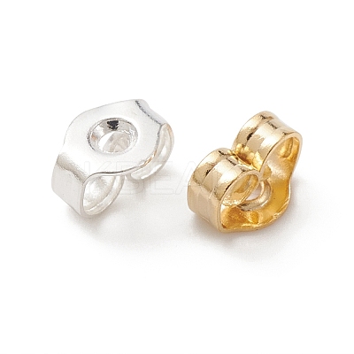 200Pcs 2 Colors Stainless Steel Ear Nuts FIND-YW0004-12-1
