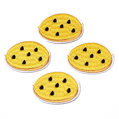 Computerized Embroidery Cloth Iron On/Sew On Patches AJEW-T005-15-1