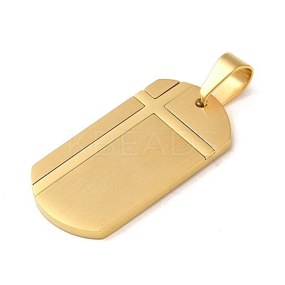 PVD Vacuum Plating 304 Stainless Steel Pendants STAS-C105-06G-1