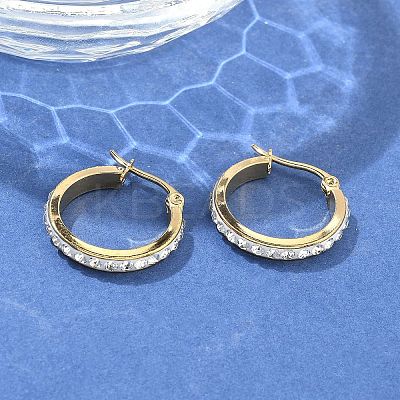 304 Stainless Steel Hoop Earrings EJEW-N0031-11G-1