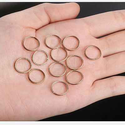 316L Surgical Stainless Steel Hoop Cartilage Earrings WGB51CA-70-1