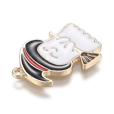 Halloween Theme Alloy Enamel Pendants ENAM-J649-03LG-1