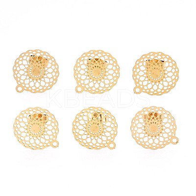 304 Stainless Steel Stud Earring Findings LS-STAS-S079-32A-1