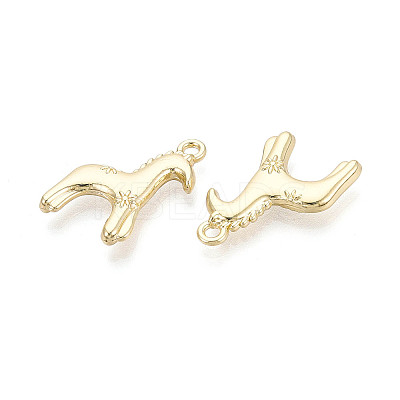 Rack Plating Alloy Pendants PALLOY-T091-34G-1