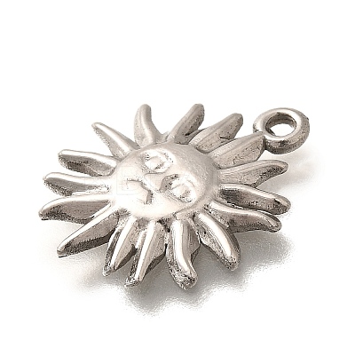 304 Stainless Steel Pendants STAS-P381-07P-1