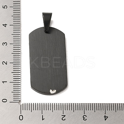 304 Stainless Steel Pendants STAS-C105-06EB-1