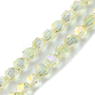 Electroplate Glass Beads Strands EGLA-K061-07A-FR03-1