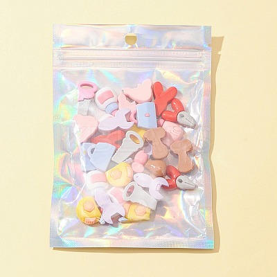 32Pcs 8 Styles Tool Theme Opaque Resin Cabochons CRES-FS0001-04-1