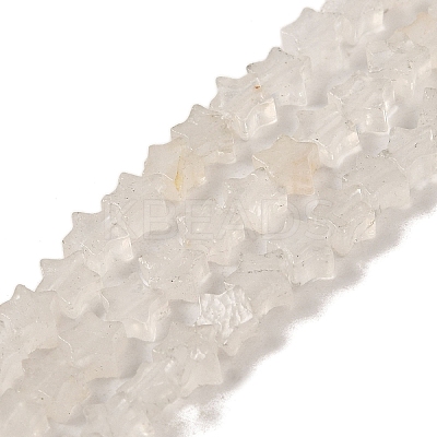 Natural Quartz Crystal Beads Strands G-G085-B43-01-1