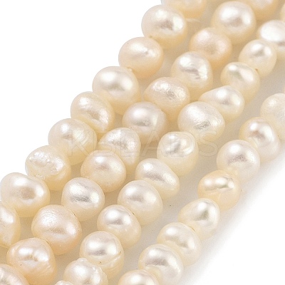 Natural Cultured Freshwater Pearl Beads Strands PEAR-C003-06B-1