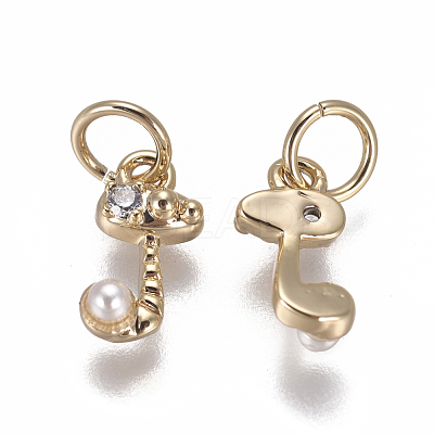 Brass Charms KK-L179-08J-G-1