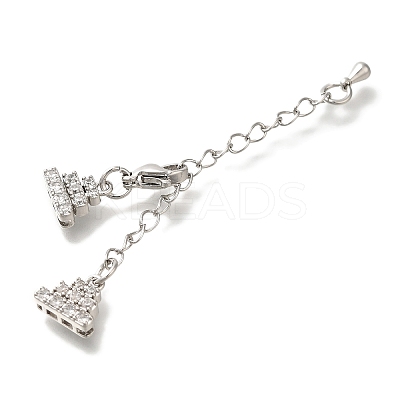Brass Lobster Claw Clasps KK-K388-62P-1