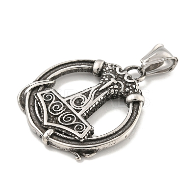 316 Surgical Stainless Steel Pendants STAS-E212-65AS-1