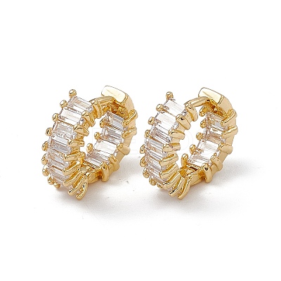 Rack Plating Brass Hoop Earrings for Women EJEW-A088-20G-1