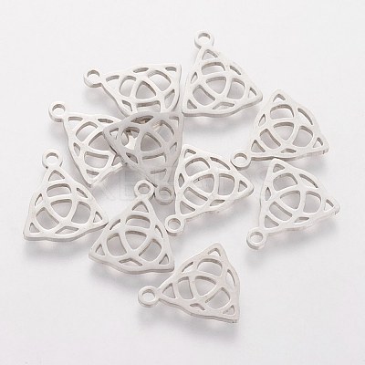 Tarnish Resistant 304 Stainless Steel Charms STAS-Q201-T493-1