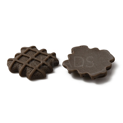 Opaque Resin Cabochons RESI-WH0026-85B-1