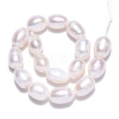 Natural Cultured Freshwater Pearl Beads Strands PEAR-N012-07R-1