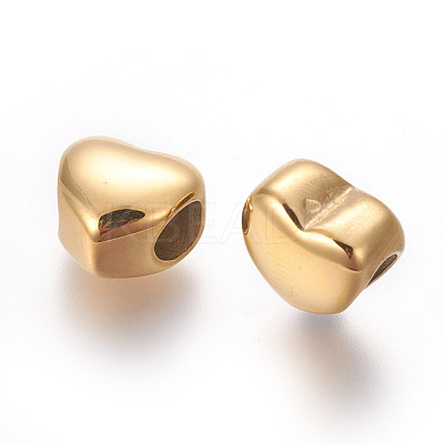 304 Stainless Steel European Beads STAS-E452-50G-1