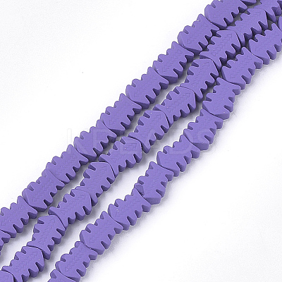 Spray Painted Non-magnetic Synthetic Hematite Beads Strands G-T116-13-15-1