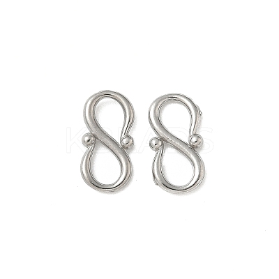 304 Stainless Steel S-Hook Clasps STAS-L300-003B-P-1