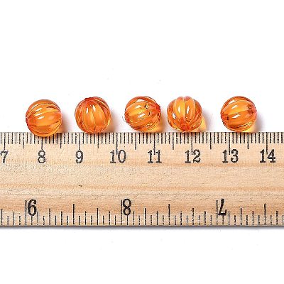 Autumn Theme Transparent Acrylic Beads LS-X-TACR-S089-10mm-11-1