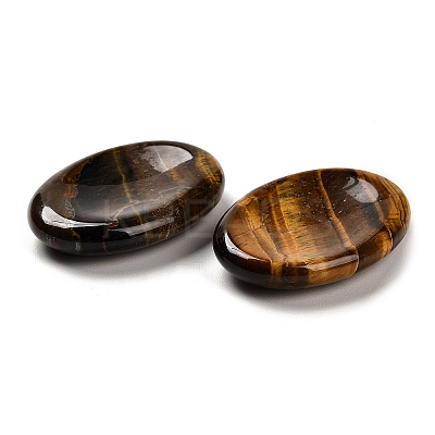 Natural Tiger Eye Oval Worry Stone LS-G-R487-01D-1