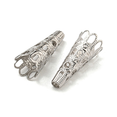 Non-Tarnish Hollow 304 Stainless Steel Bead Cone STAS-L273-02P-1