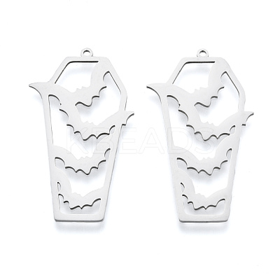 Non-Tarnish Halloween 201 Stainless Steel Pendants STAS-N090-LA978-1-1