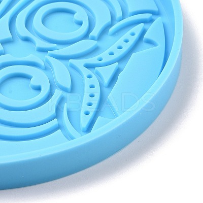 Halloween Themed Cup Mat Silicone Molds DIY-L067-A04-1