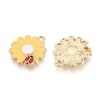 Alloy Enamel Pendants ENAM-N064-03KCG-1