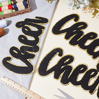 Chenille Towel Embroidery Clothing Patches PATC-WH0816-012-1