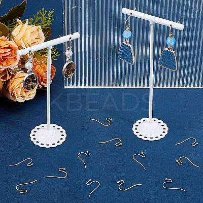 200Pcs 2 Styles 304 Stainless Steel Earring Hooks STAS-SP0001-33-1