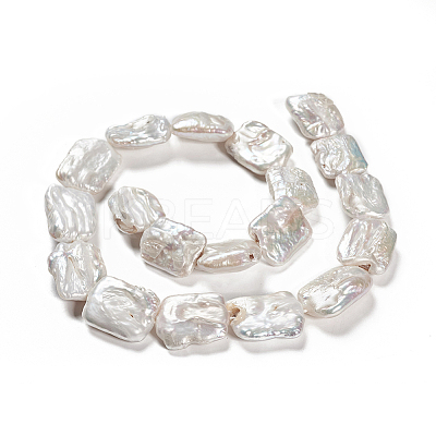 Natural Baroque Pearl Keshi Pearl Beads Strands PEAR-T001-03-1