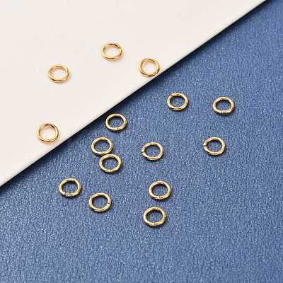 Brass Open Jump Rings KK-F824-108A-G-1