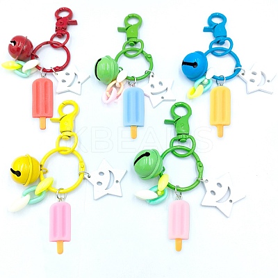 40Pcs 5 Colors Opaque Resin Pendants RESI-CJ0002-99-1