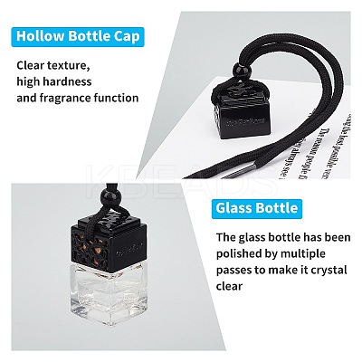 Car Air Freshener Perfume Bottle HJEW-PH0001-23-1