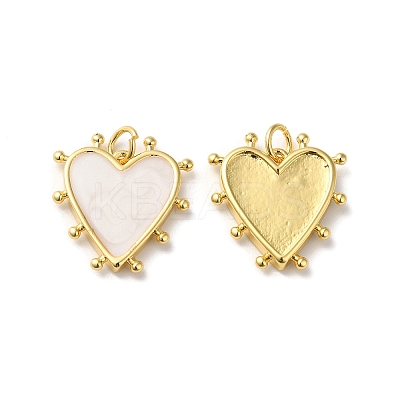 Rack Plating Brass Enamel Pendants KK-D074-03G-03-1
